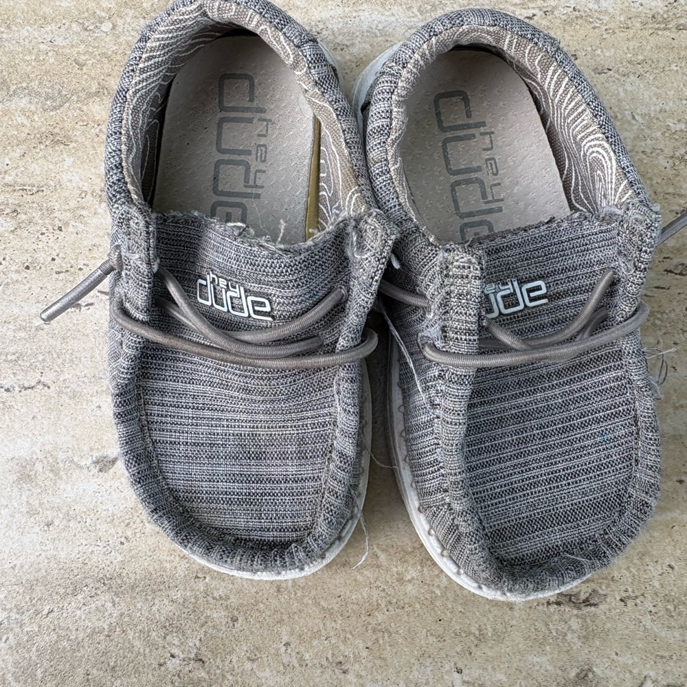 Hey Dude Kids Gray Shoes